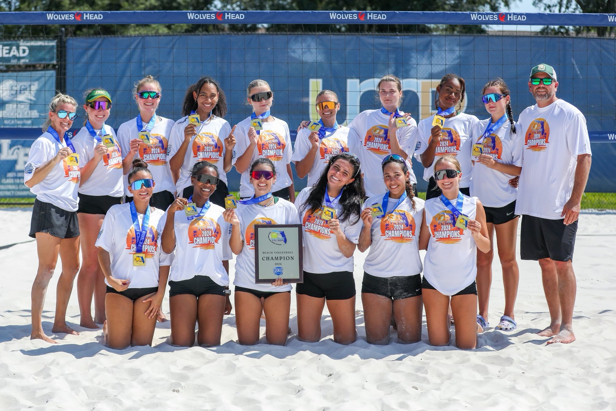 Beach Volleyball Wins Region 8 Championship, 2nd in a row