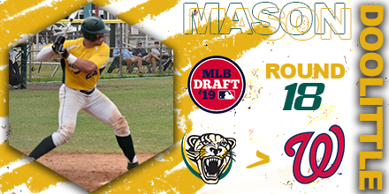 Mason Doolittle Drafted in Round 18 of 2019 Major League Baseball Draft