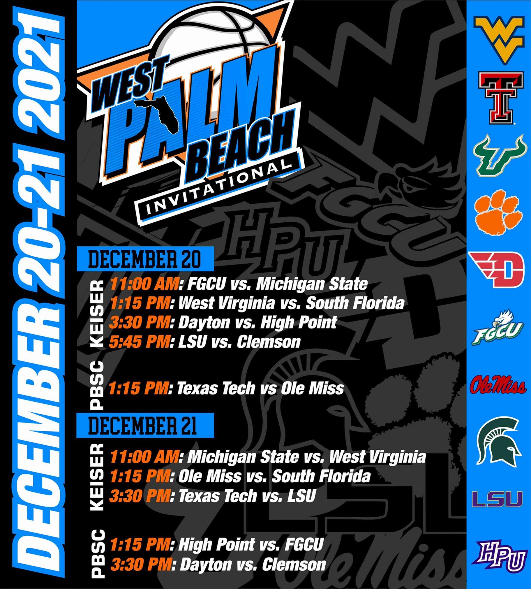 PBSC to Hold West Palm Beach Invitational December 20-21