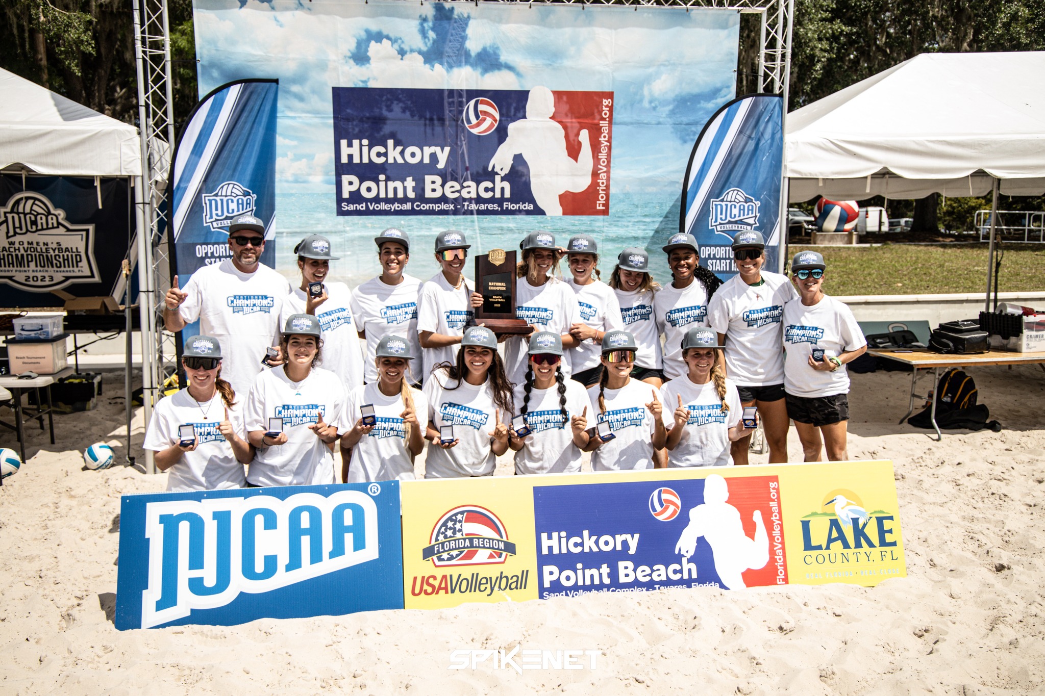 Beach Volleyball Wins 1st Ever NJCAA Beach Volleyball National Championship