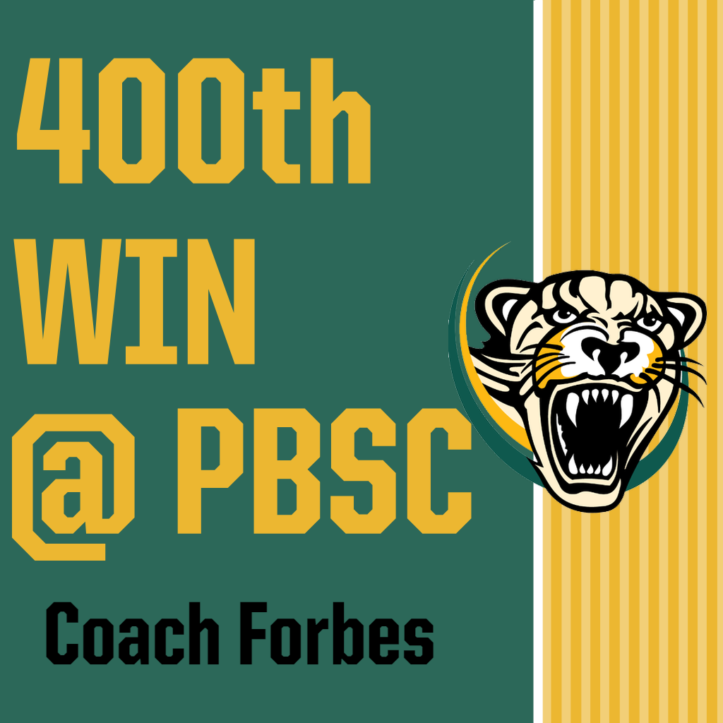 Coach Forbes Wins 400th Game at Palm Beach